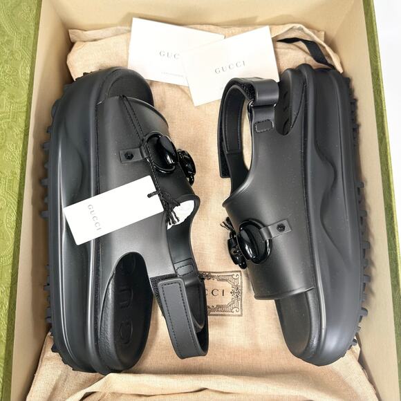 Gucci Horsebit Flatform Rubber Sandal - Women’s 6 - Picture 7 of 8